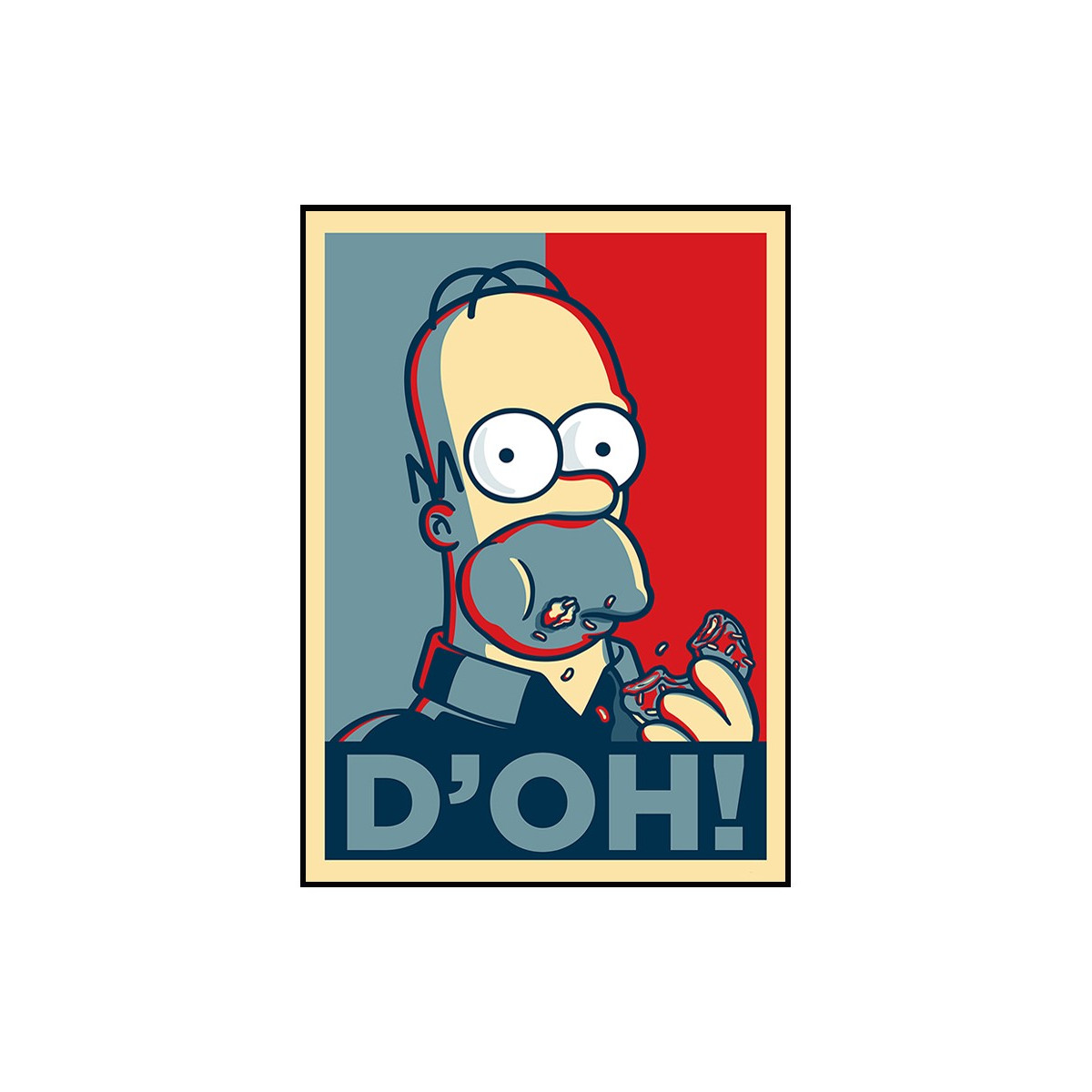 Постер в рамке "D'oh!"
