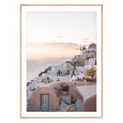 Постер в рамке "Santorini"