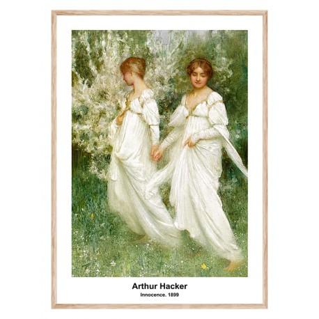Постер "Невинність. Артур Хакер. 1899"