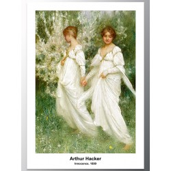 Постер "Невинность. Артур Хакер. 1899"