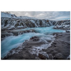 Постер "Водоспад Бруарфосс"