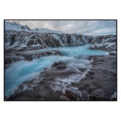 Постер в рамке "Водопад Бруарфосс"