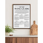 Постер в рамке "Wine guide"