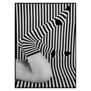 Постер в рамке "Ms stripes"