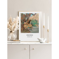 Постер в рамке "Балерины. Эдгар Дега. 1877"