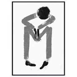 Постер в рамке "Anxiety Art"