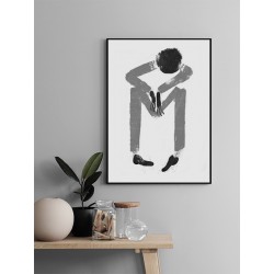 Постер в рамке "Anxiety Art"