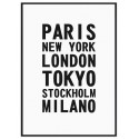 Постер в рамке "Travel the world"