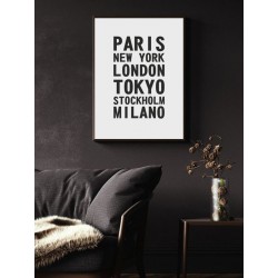 Постер в рамке "Travel the world"