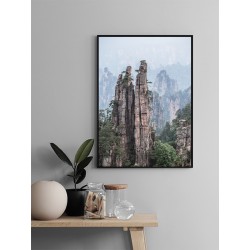 Постер в рамке "Zhangjiajie, China"