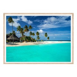 Постер в рамке "Vaadhoo, Maldives"
