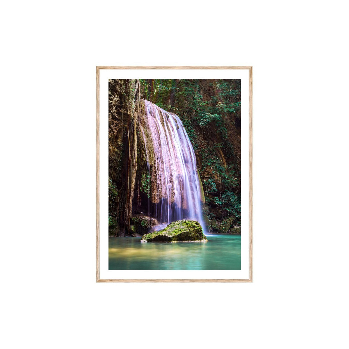 Постер в рамке "Erawan Falls. Thailand"