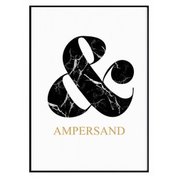 Постер в рамці "Ampersand"