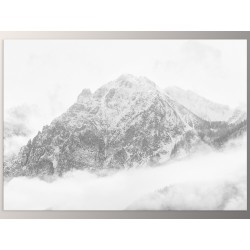 Постер "Black-white mountains"