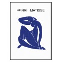 Постер в рамці "Синя оголена II. Анрі Матісс.1952"