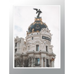 Постер в рамке "Метрополис Билдинг, Мадрид"