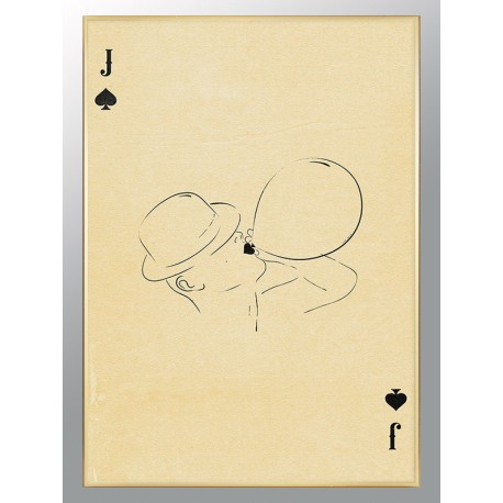 Постер в рамке "Jack of Spades"