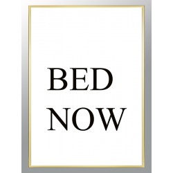 Постер в рамке "Bed Now"