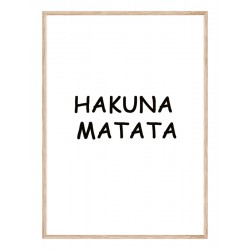 Постер в рамці "Hakuna Matata"