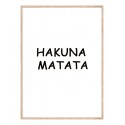 Постер в рамке "Hakuna Matata"