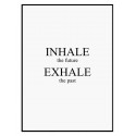 Постер в рамке "Inhale-exhale"