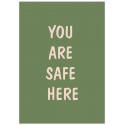 Постер "Вы здесь в безопасности"