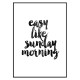 Постер "Легко, як недільний ранок"