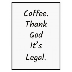 Постер в рамке "Coffee"