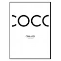 Постер в рамке "COCO Chanel"