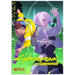 Постер "Anime Cyberpunk: Edgerunners"