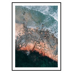 Постер в рамке "Waves"