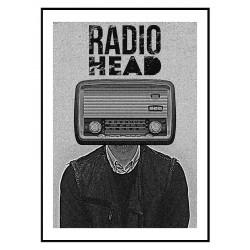 Постер в рамці "Radiohead"