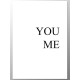 Комплект постеров "You me"