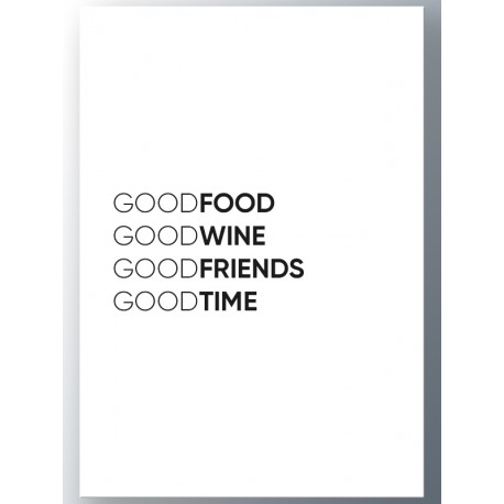 Постер "Good food"