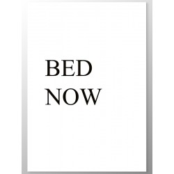 Постер "Bed now"