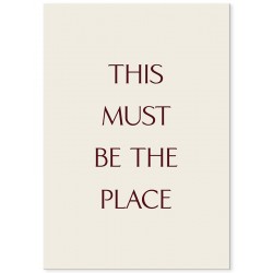 Постер "This must be the place"