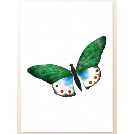Постер "Зелений метелик"