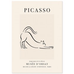 Постер "Кіт. Пабло Пікассо"