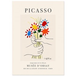 Постер "Букет квітів, 1958. Пабло Пікассо"