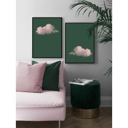 Комплект постеров в рамках "Розовые облака"