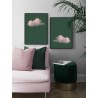 Комплект постерів в рамках "Рожеві хмари"