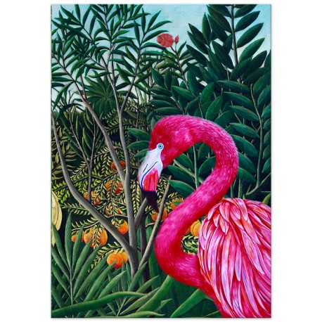 Постер "Розовый фламинго"