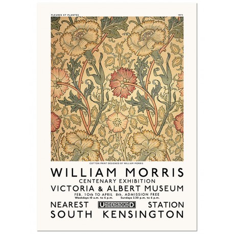 Постер "Pink and Rose. William Morris"