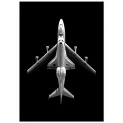 Постер "Space Shuttle Endeavor Mounted On 747 - 2008"