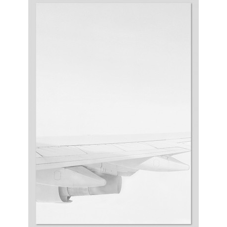 Постер "Крыло самолета"