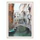 Постер "Canal with gondola, Venice, Italy"