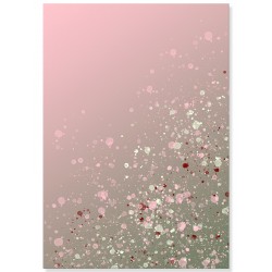 Постер "Rose confetti ombre"