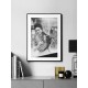 Постер "Фріда Кало тримає свою домашню мавпу"