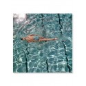 Постер "Жінка плаває в басейні"