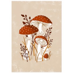 Постер "Abstract Mushroom"